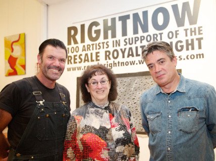 Opening night at RIGHTNOW exhibition